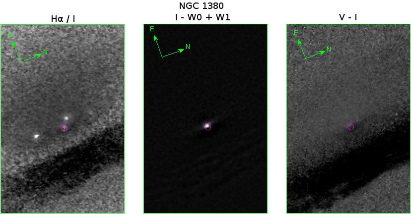 6 Ricci et al. Figure. HST data archive of GC 38, GC 336, SO 8 G- and IC 459. In all galaxies, the images have the same FOV and spatial orientation as the gas cubes.