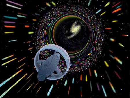 How to test that every black hole is a doorway to another universe? To boldly go where no one has gone before.