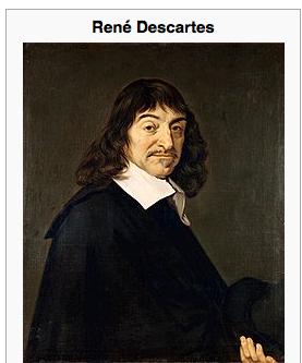 Coordinate Geometry Rene Descartes, considered the father of modern philosophy (Cogito ergo sum), also had a great influence on mathematics.