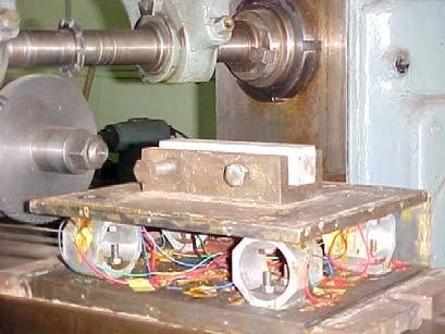 Milling dynamometer Since the cutting or loading point is not fixed w.r.t. the job and the dynamometer, the job platform rests on four symmetrically located supports in the form of four O-rings.