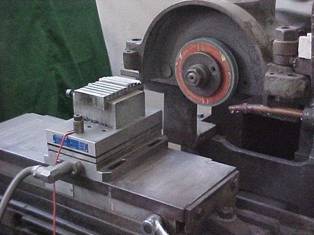 10.16 Piezoelectric type grinding dynamometer in operation.