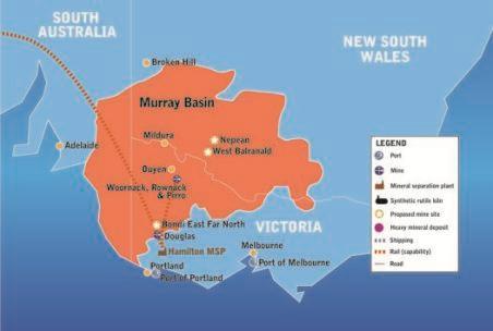 Murray Basin Mineral Sands Operations and Deposits Perth Basin, Western Australia Development opportunities within the Perth Basin include the following: Cataby deposit which is currently at