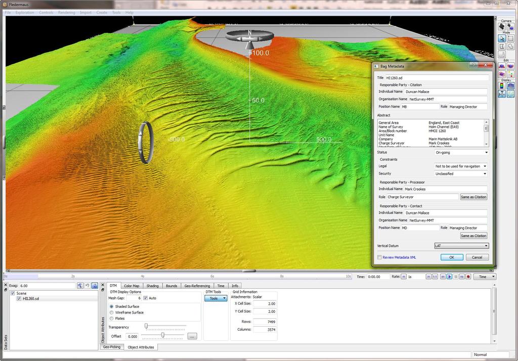 Inputting data into the BIS Bathymetric Attributed