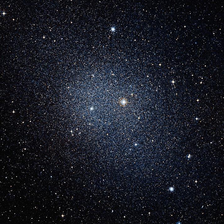 Globular clusters look densest,