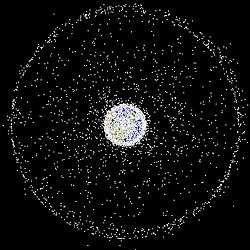 All that activity has led to large amounts of space trash.