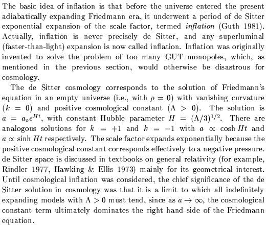 Inflation Basics Joel Primack, in Formation of