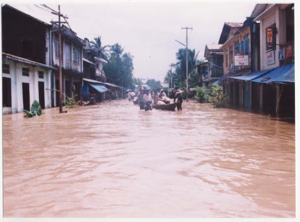 Floods in Myanmar - Widespread Floods, Flash Floods
