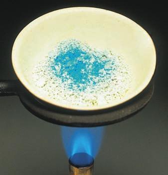 Energy changes, and reversible reactions 9.5 Reversible reactions When you heat copper(ii) sulfate crystals 1 The blue crystals above are hydrated copper(ii) sulphate.