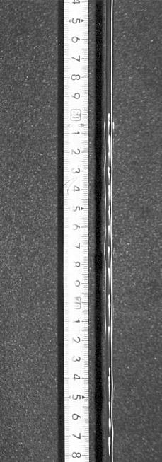 This may have affected the reported heat transfer from the plate. from a hot plate, the starting position of the instability was examined to identify its relation with flow rates.