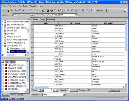 Usability Direct Read Excel Spreadsheets Use first row on