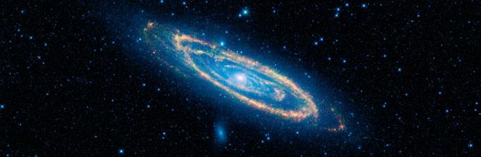 Andromeda in Infrared Light A new NASA