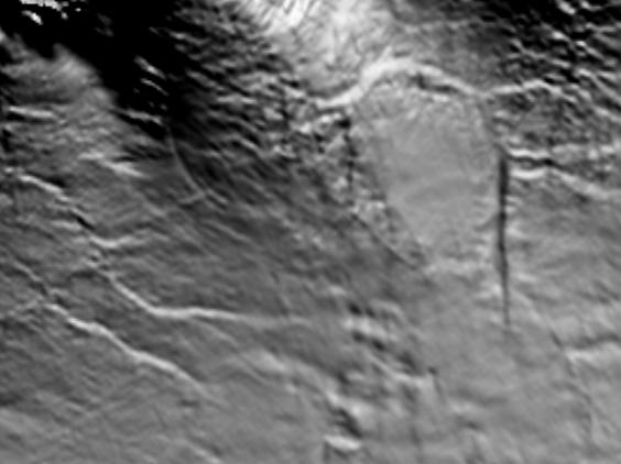 Subglacial Hills over the Onset Region of Peterman