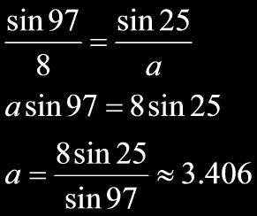 Law of Sines Law of Sines with SAA