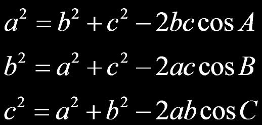 Law of Cosines Law of