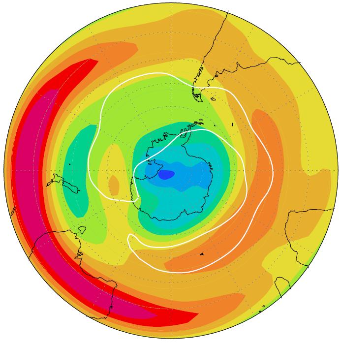 Real world general circulation Surface wind (contours) & 300 hpa wind (colors) Jan