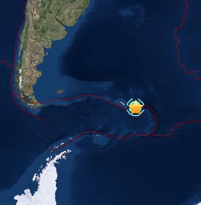 A magnitude 7.4 earthquake occurred in the South Georgia Island Region.