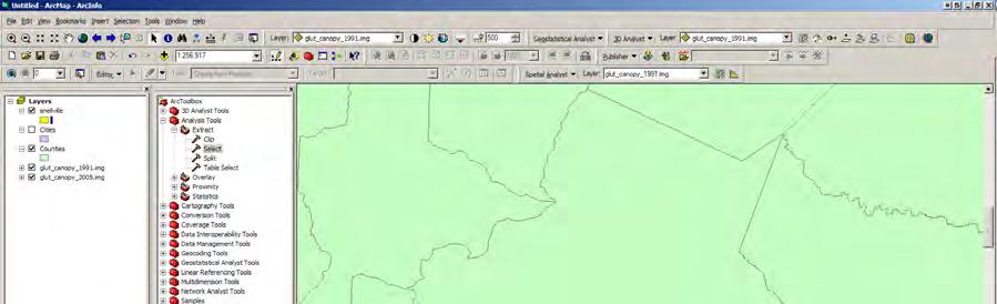ArcMap will add the new layer automatically to your table of contents and display.
