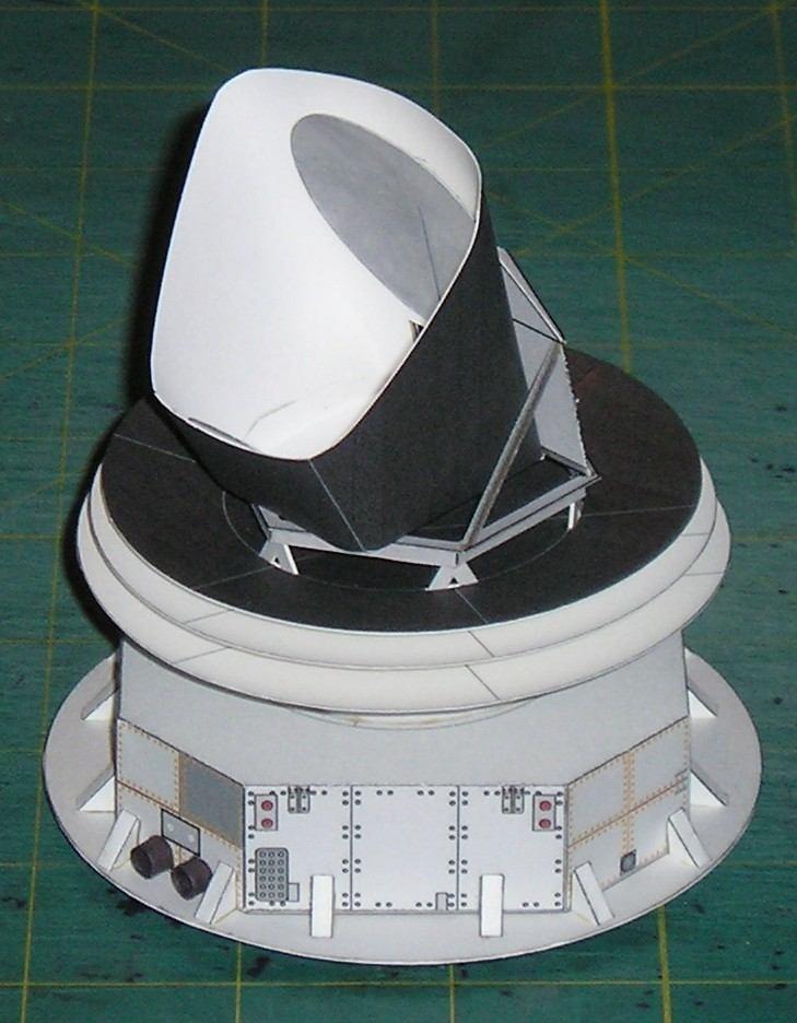 Support disk, set satellite on top of disk.
