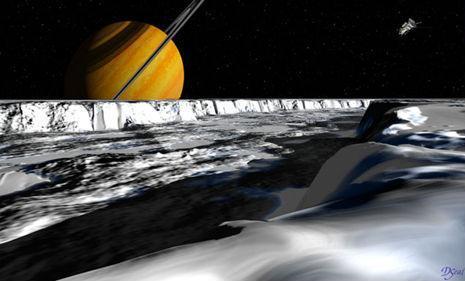 Artist s Conception of Ithaca Chasma