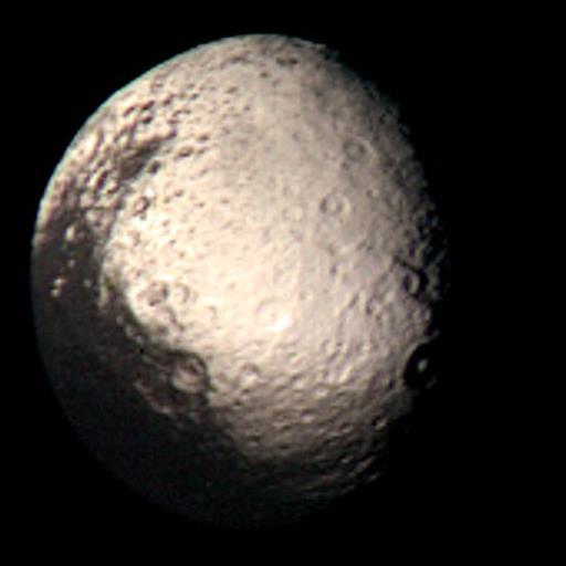 Iapetus Diameter: 907 mi Mass: 1.88 x 10 21 kg Density: 1.21 gm/cm 3 Tidal Locked: 79.33 days Iapetus is strange.