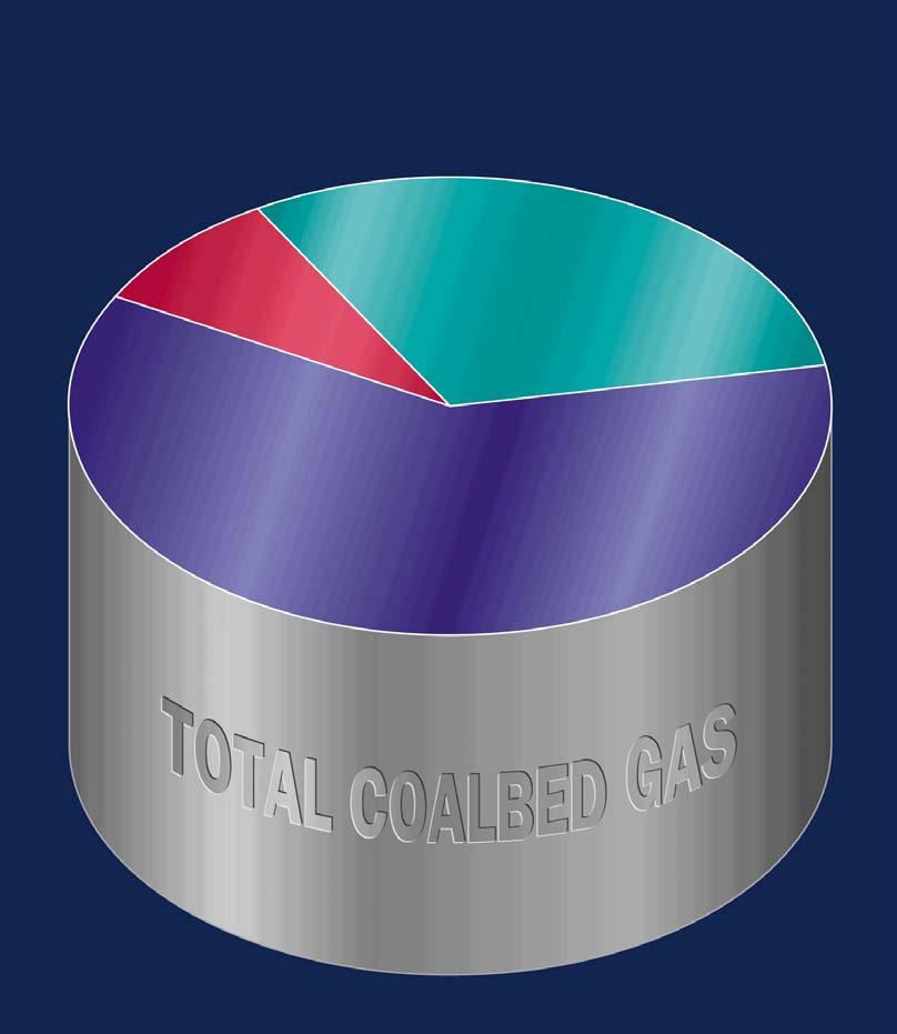PGC Resource Assessment 2008 Total Coalbed Gas Resources (mean values) by category Probable Resources Possible Resources Speculative Resources