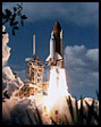 What Space Shuttle was launched aboard?