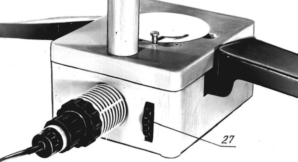 Figure 2 - The microscope table not included in the microscope standard equipment and is purchased separately.