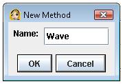 In the box that pops up, type Wave, then click