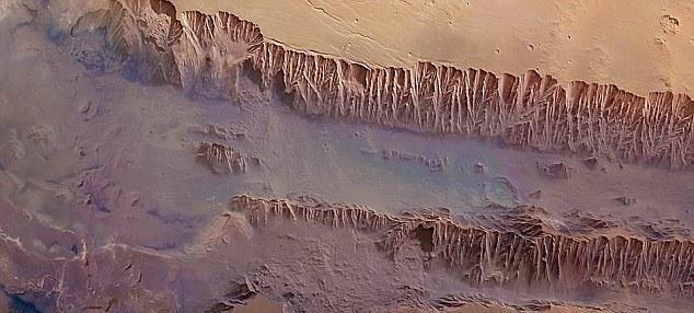 Surface Features and Composition Rocks and Elements: Mars is made up of basaltic rock, dust, oxidized iron, and ice.
