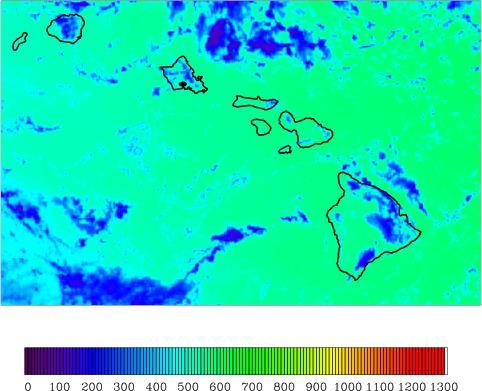 using Hawaiian Electric s network of pyranometers and solar monitoring stations Visible Brightness Satellite Estimated Irradiance (W/m 2 ) PEREZ, R., P. INEICHEN, K.