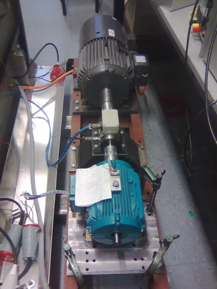 .. EXPERIMENTAL VERIFICATION obtained by subtracting the input mechanical power from the measured windage and friction losses (based on testing the stator with a non-magnetized rotor), and the copper