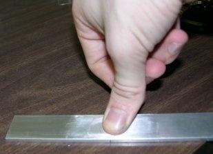 Step 10: Securing the Bond Hold with thumb for about two minutes.