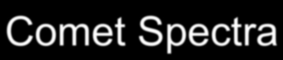 Comet Spectra Icy Satellites Skylab Spectrum Kohoutek