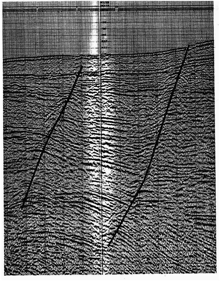Egbai Fig. 1: Tracing fault surfaces by following vertices of diffraction patterns.