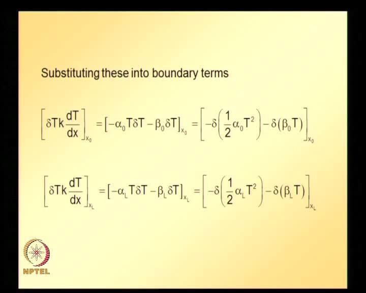 (Refer Slide Time: 10:30) (Refer Slide Time: 11:06) So, from natural boundary condition that are given, we have this equation (Refer Slide Time: 10:36) and also we have this equation from natural
