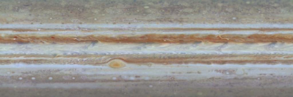 Jupiter: structure and composition (continued) Jupiter s whole disk,