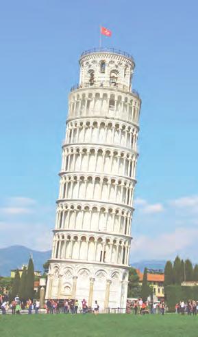 3 km 60 tower B 55.9 m 3. The Leaning Tower of Pisa is 55.9 m tall and leans 5.5 from the vertical. What is the distance from the top of the tower to the tip of its shadow, when its shadow is 90.
