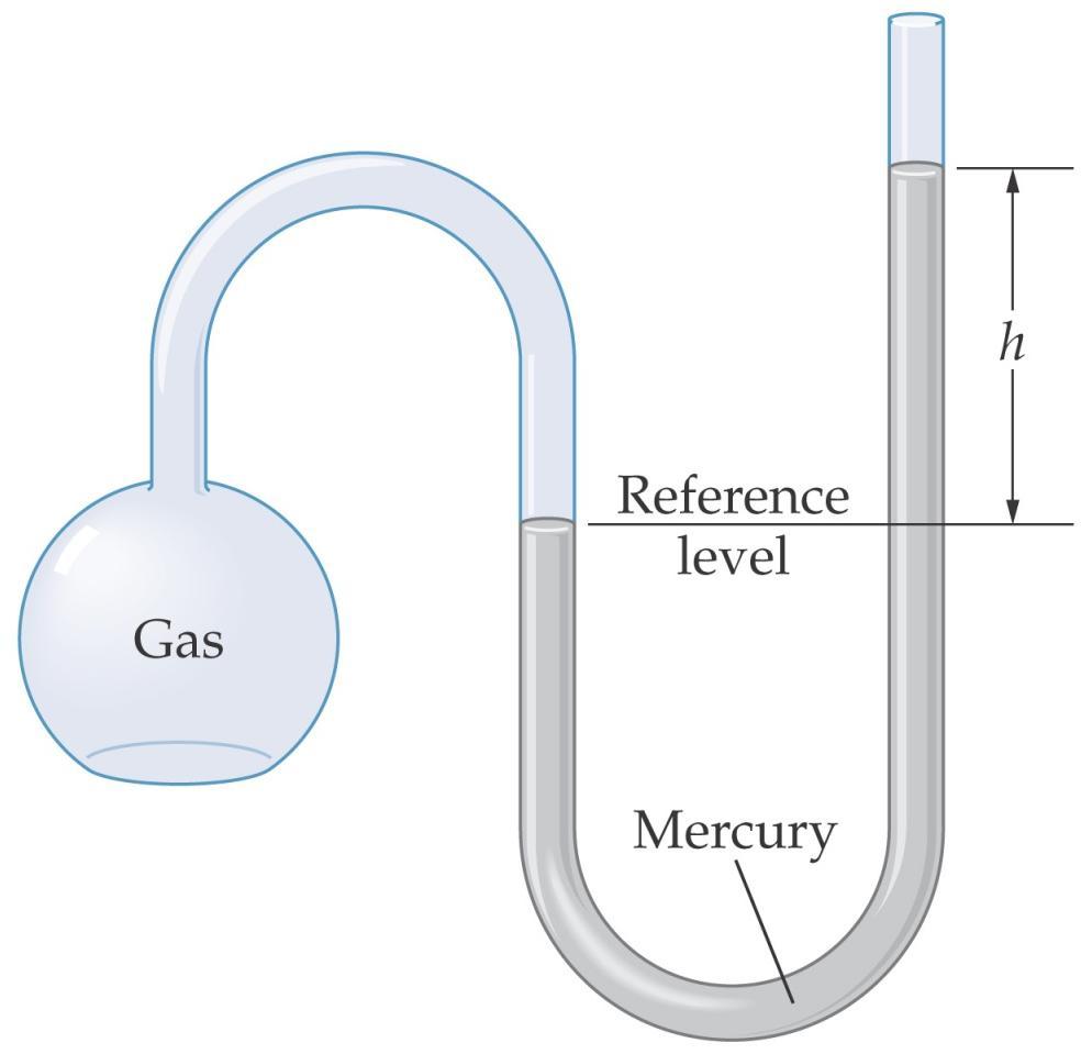 17-7 The Ideal Gas Law We can describe the way the Pressure, P, of an ideal gas depends