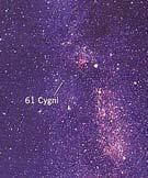 The universe is seen to be vast 61 Cygnus A was therefore 100,000 times more distant than