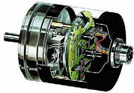 There are two types of optical encoders: absolute and