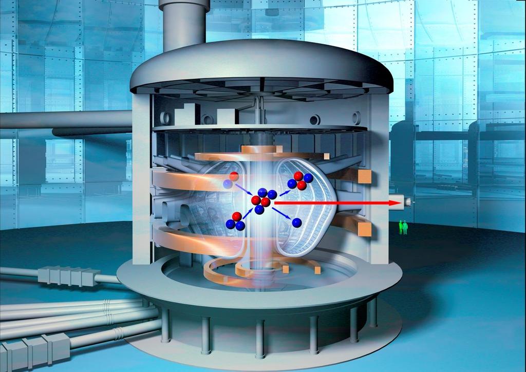 Fusion reactor graphic by HANS-ULRICH OSTERWALDER / Science Photo Library / picturedesk.