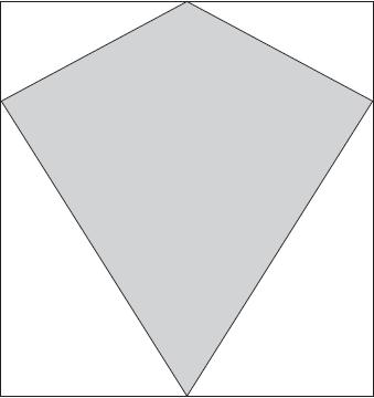 Cathy says, The area of the badge is exactly half the area of the rectangle. Give reasons why she is correct. You may use the diagram to help you................ (2) (Total 5 marks) Q22.