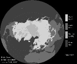 ice near the surface of Earth: including sea ice and land ice. For climate, both the surface and the mass of ice are importance.