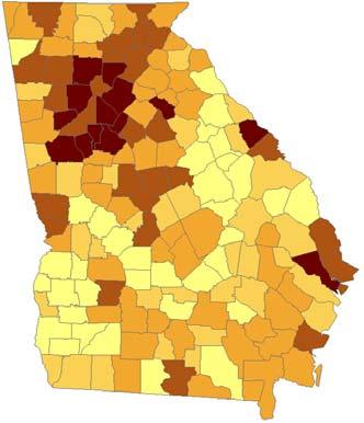 These are all the fields from the.dbf we joined. They are named according to which table they are in. Ga_counties_Project.