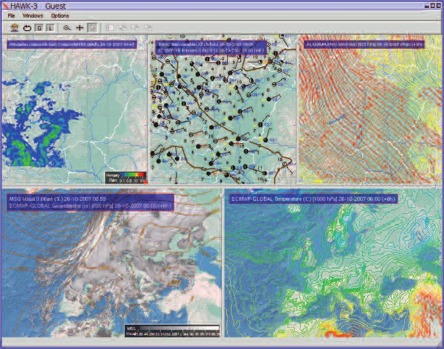 (multiple channels) images Fig.9 SYNOP obs.