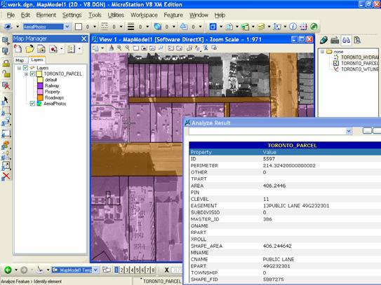 Top Features All the power of MicroStation Map Manager XML Feature Modeling