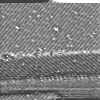 EXAMPLES 30 nm x 30 nm oxygen-induced facetting of vicinal Cu(100): a
