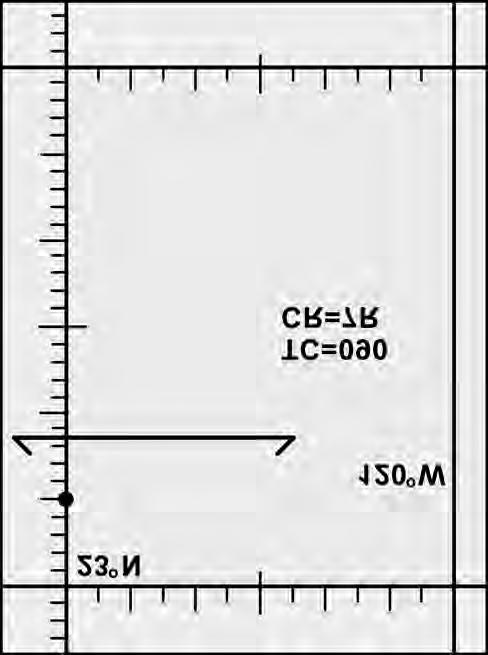 AFPAM11-216 1 MARCH 2001 257 Figure 12.3. Plotting the Polaris LOP. 12.3.3. Latitude by Polaris Example.