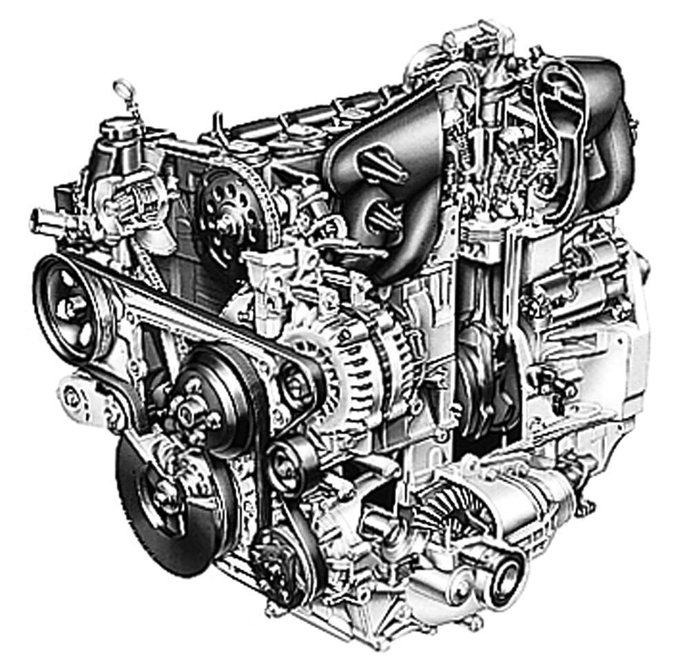 An automotive engine with