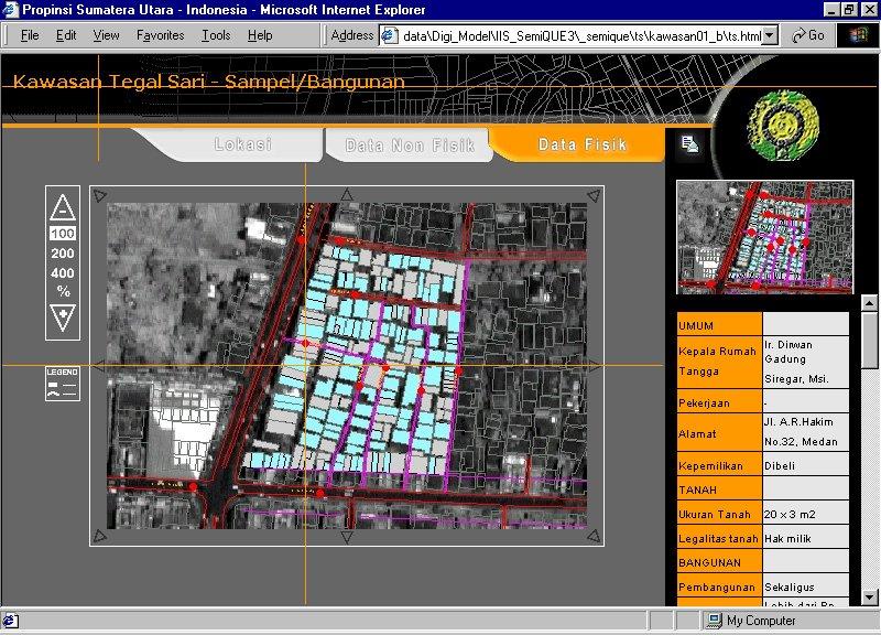 A Preliminary Model of Community-based Integrated Information System for Urban Spatial Development Figure 1 The prototype interface Figure 2 Example of digital model display Basically all field data